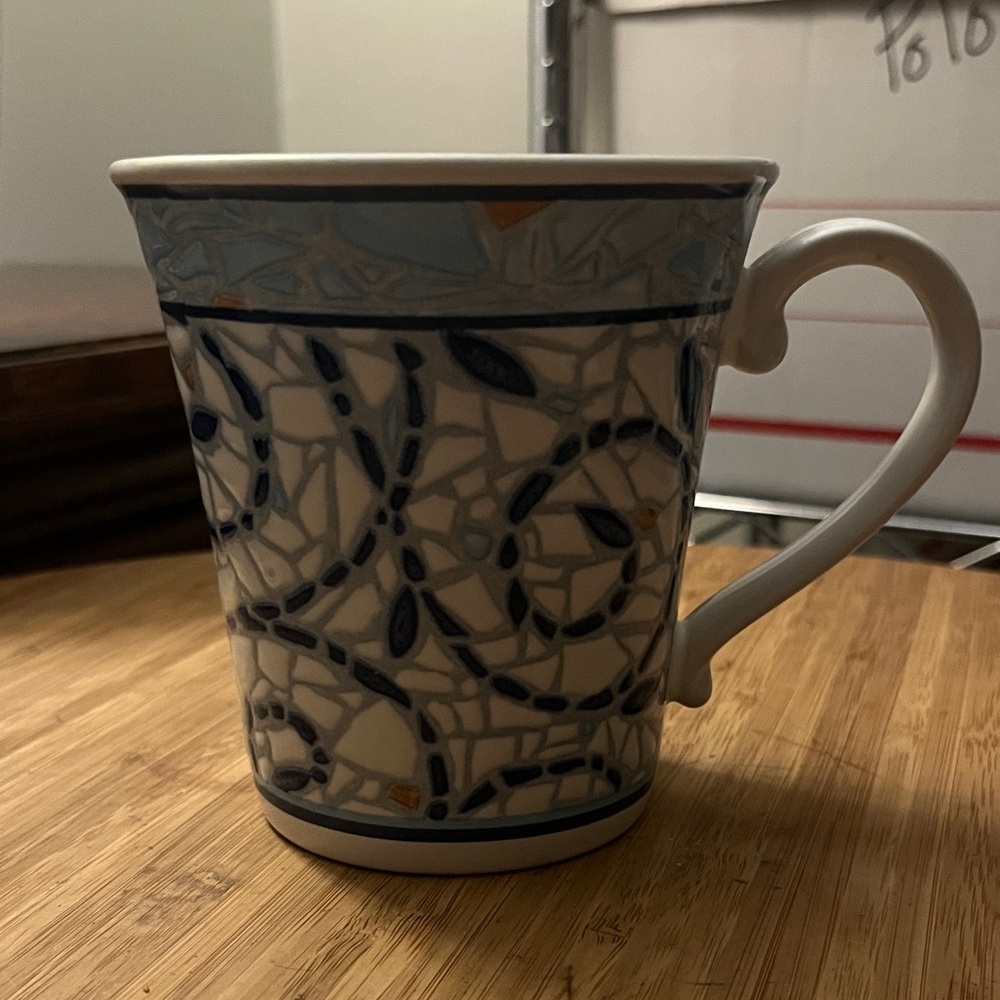 Vintage PFALTZGRAFF MONACO MOSAIC Pattern Coffee, Tea or Hot Chocolate Mug